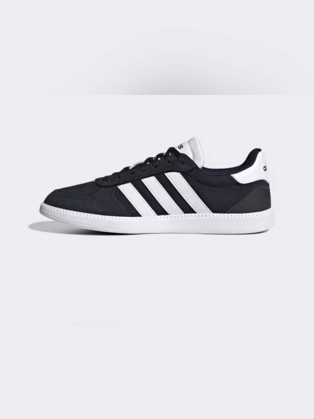 adidas Black and White Casual Suede Sneakers - Picture 6 of 8